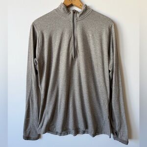 Nike Gray Dri-FIT Quarter-Zip Top